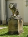 Martonvasar - kastelypark - oroszlan a kastely mellett